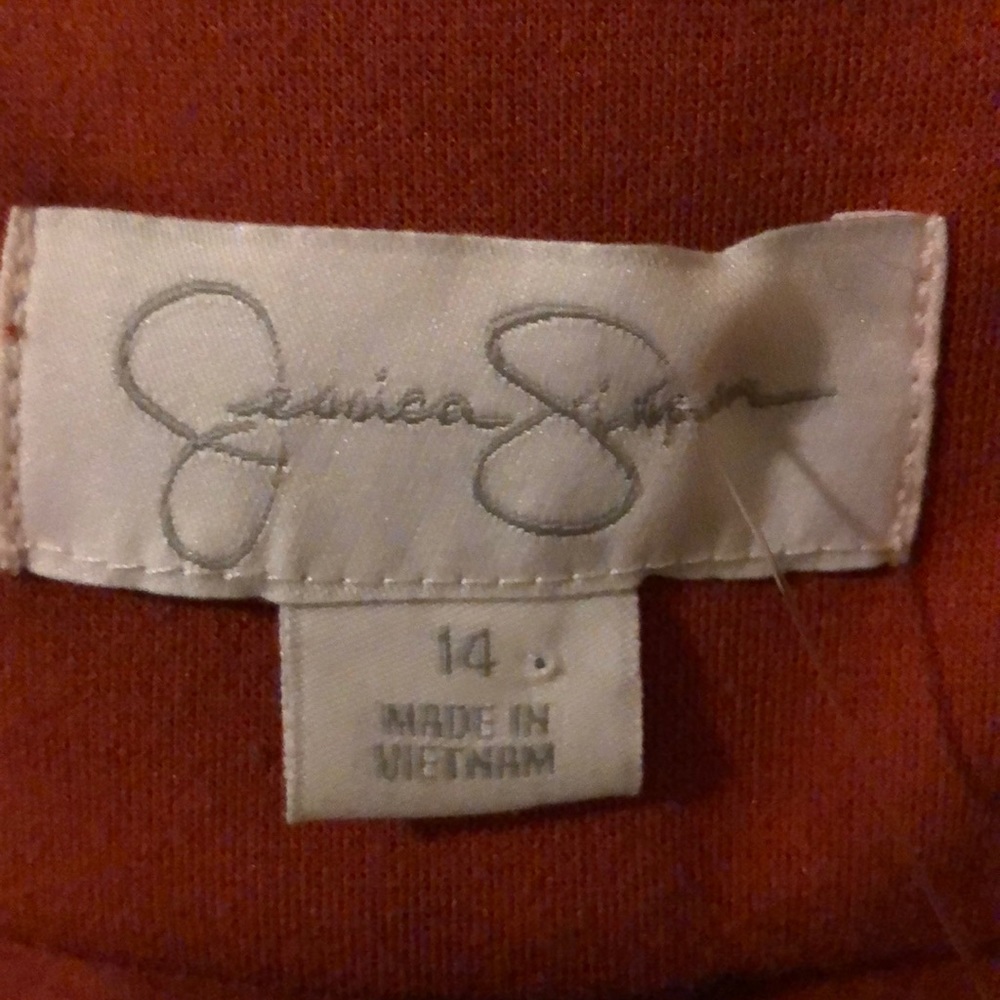 Jessica Simpson dress rust orange never worn
